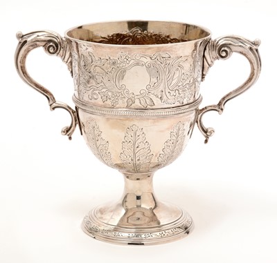 Lot 169 - Irish silver loving cup.