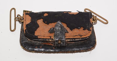 Lot 1063 - A Royal Artillery Officer's bullion wire cross belt pouch