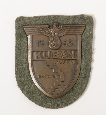 Lot 1151 - WW2 Army and Waffen SS Kuban Arm shield