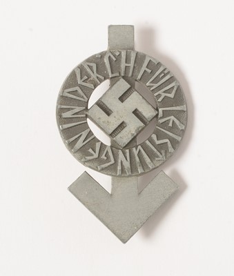 Lot 1153 - WWII Hitler Youth Proficiency badge and enamel pin badge