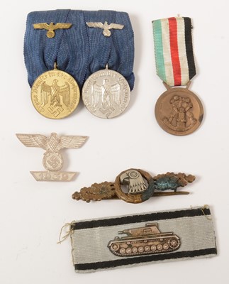 Lot 1157 - Collection of WWII German, medals, badges and awards