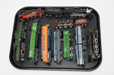 Lot 737 - Ten unboxed locomotives and tenders