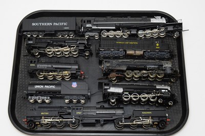 Lot 739 - Seven unboxed locomotives and tenders