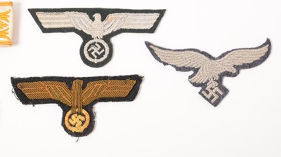 Lot 1178 - Collection of WWII German cloth insignia