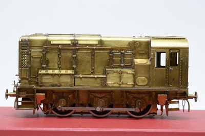 Lot 782 - Boxed Walsworth NER car; and a scratch-built shunter diesel engine.