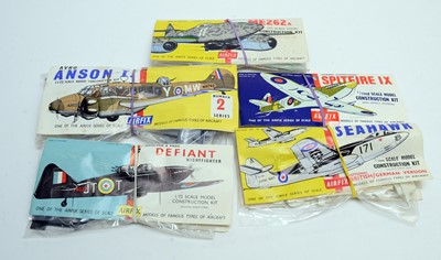 Lot 796 - Five early Airfix construction kits.