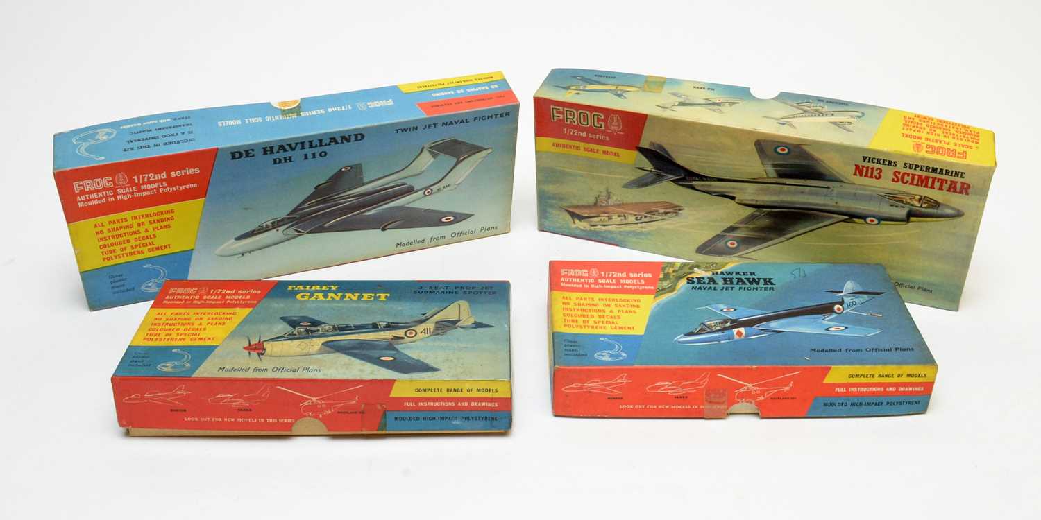 Lot 806 - Four boxed Frog scale model construction kits.