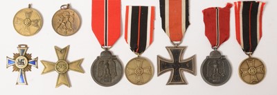 Lot 1019 - Group of WWII German medals