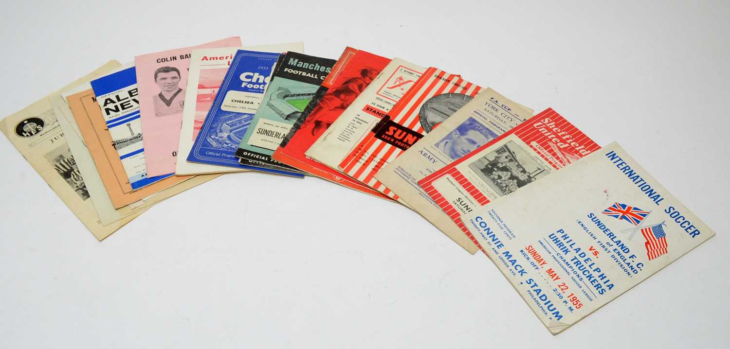 Lot 1269 - FA Cup football programs from the 1950s and 60s