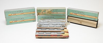 Lot 870 - Boxed and unboxed Tenshodo Inter-City electric trains.