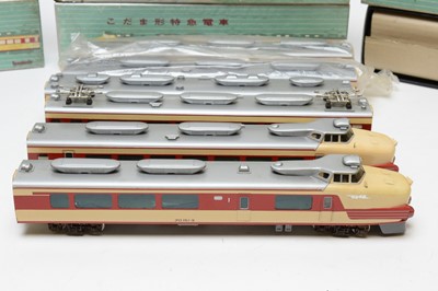 Lot 870 - Boxed and unboxed Tenshodo Inter-City electric trains.