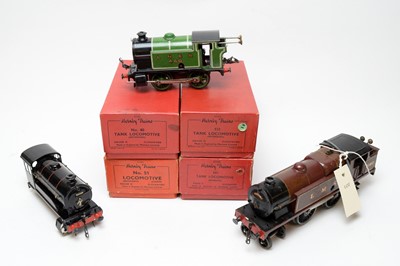 Lot 876 - Boxed and unboxed Hornby 0-gauge locomotives.
