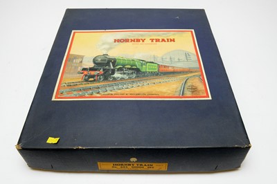 Lot 880 - A boxed Hornby 0-gauge train set.