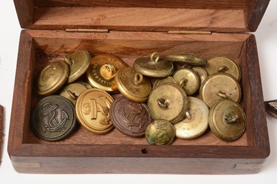 Lot 1037 - A collection of WWII and later German badges and buttons