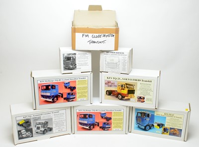 Lot 904 - Kit Form Services scale model truck kits.