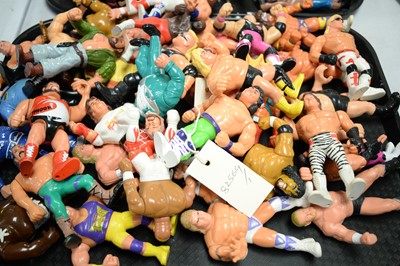 Lot 911 - A collection of WWF and other action figures