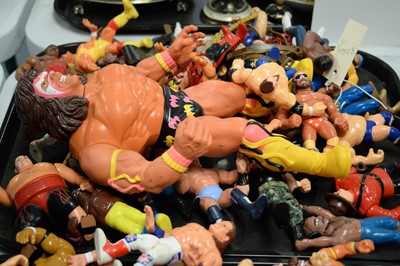 Lot 300 - A collection of WWF and other action figures