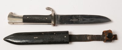 Lot 1042 - Reproduction Hitler Youth knife and pocket knife