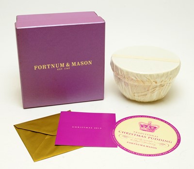 Lot 1333 - A Fortnum and Mason traditional Christmas pudding specially prepared for the Royal Household