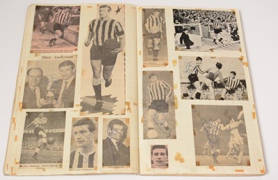 Lot 1246 - Newcastle United Football Club 1960s autographs
