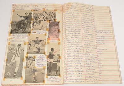 Lot 1247 - A large selection of 1960s football players autographs