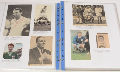 Lot 1248 - Football players autographs from the 1960s