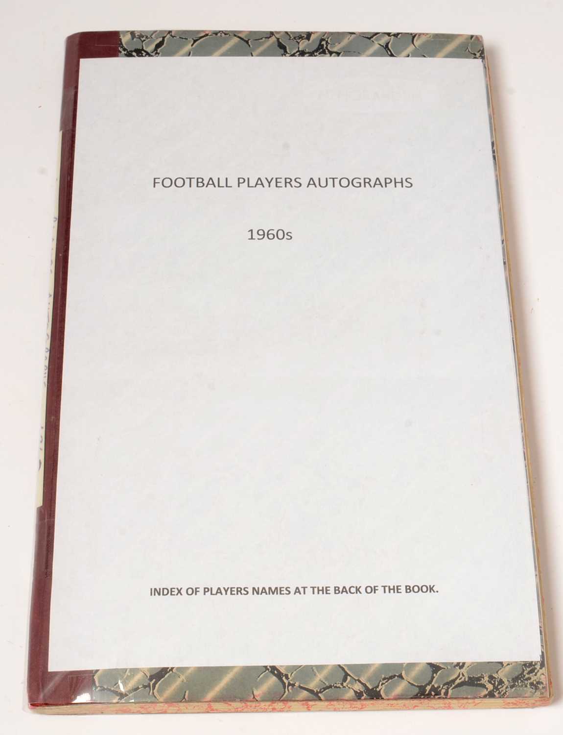 Lot 1250 - Football players autographs from the 1960s