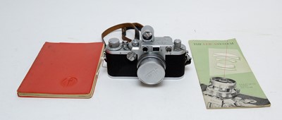 Lot 1364 - A Leica C model camera, with brochure