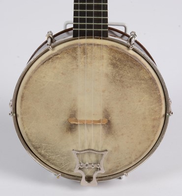 Lot 285 - John Grey banjolele; dulcimer; five string banjo.