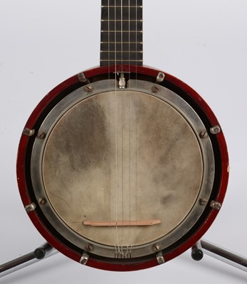 Lot 285 - John Grey banjolele; dulcimer; five string banjo.