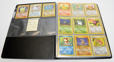 Lot 1302 - Pokemon trading cards, including three shiny cards.
