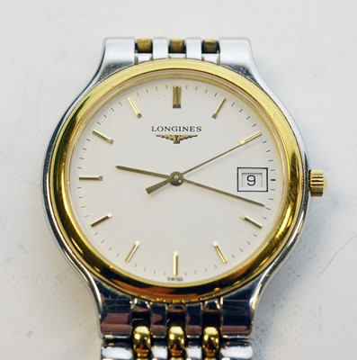 Lot 51 - A lady's Longines Les Grandes Classique stainless steel wristwatch.