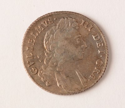 Lot 187 - William III shilling, 1697, first bust.