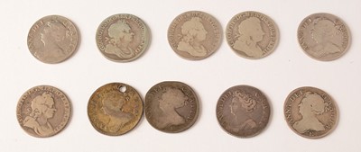 Lot 195 - Ten shillings