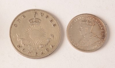 Lot 205 - Mabasa rupee and BWA shilling