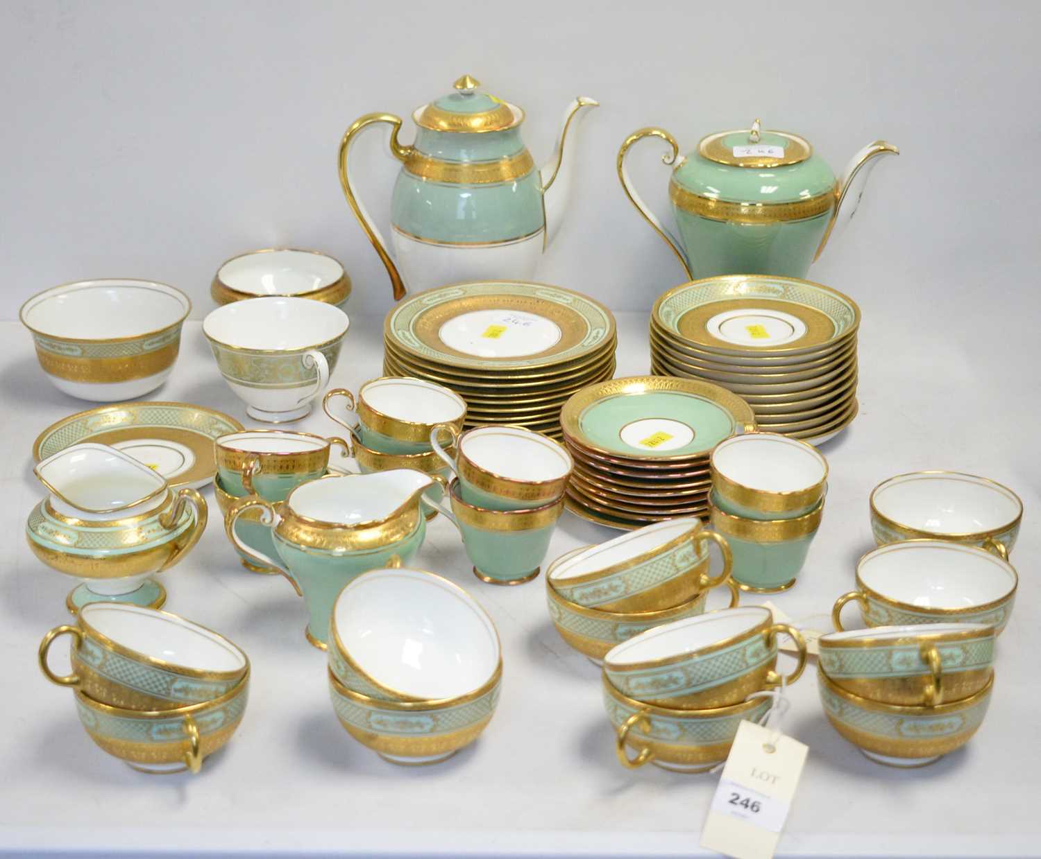 Lot 246 - Royal Doulton tea service and similar Aynsley tea and coffee ware