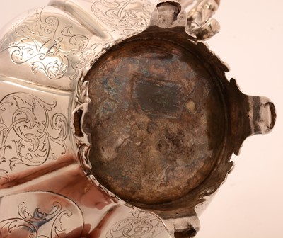 Lot 183 - A Victorian silver teapot, by John Walton, Newcastle