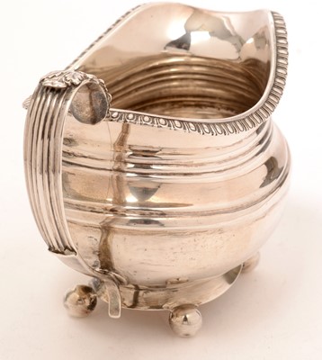 Lot 188 - A George IV silver cream jug, by John Walton, Newcastle