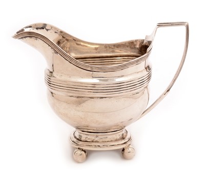 Lot 189 - A George III silver cream jug, by Ann Robertson, Newcastle