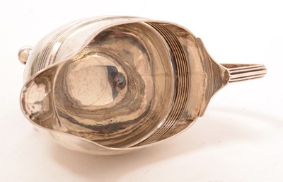 Lot 189 - A George III silver cream jug, by Ann Robertson, Newcastle