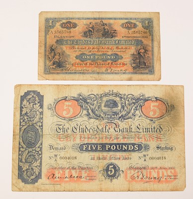 Lot 218 - The Clydesdale Bank Limited bank notes