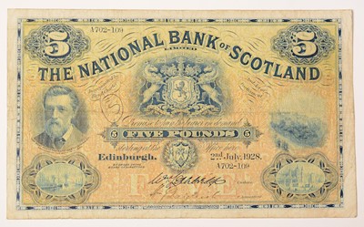 Lot 226 - The National Bank of Scotland Limited £5 note