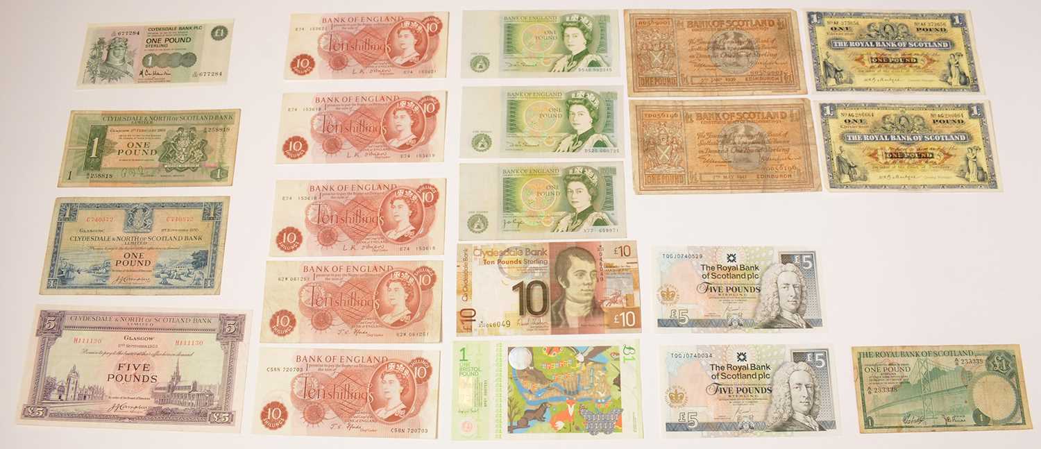 Lot 233 - A selection of bank notes