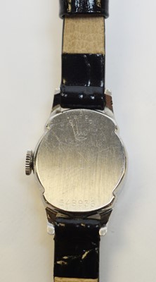 Lot 115 - A 1960s lady's Rolex Precision stainless steel cased wristwatch.