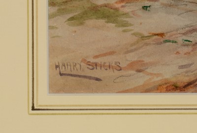 Lot 733 - Harry James Sticks - watercolour.