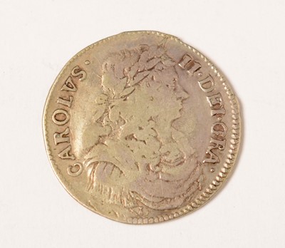 Lot 237 - Charles II quarter-dollar merk, 1669