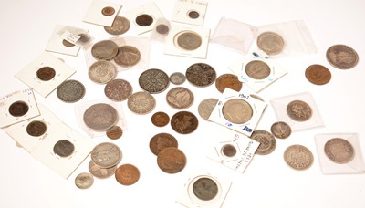 Lot 246 - Silver coloured British coinage