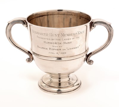 Lot 212 - A George V silver loving cup