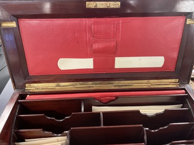 Lot 420 - Early 20th Century inlaid mahogany correspondence box