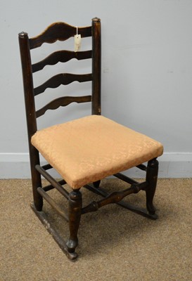 Lot 60 - 19th C rocking chair.